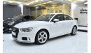 Audi A3 EXCELLENT DEAL for our Audi A3 30TFSi ( 2020 Model ) in White Color GCC Specs