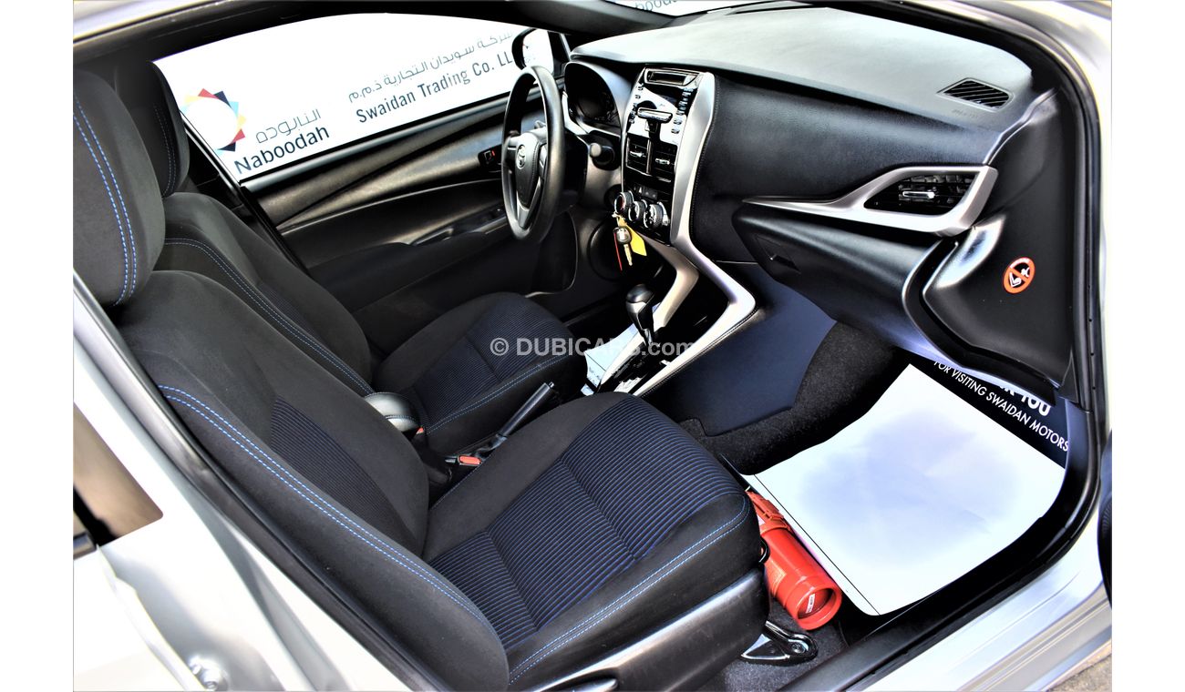 Toyota Yaris 1.3L SE HATCHBACK 2018 GCC SPECS DEALER WARRANTY