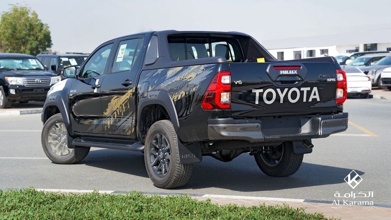 تويوتا هيلوكس 4.0L Adventure - SR5 V6 - 360 Camera - Diff Lock - GCC Specs - Zero KM -  Black