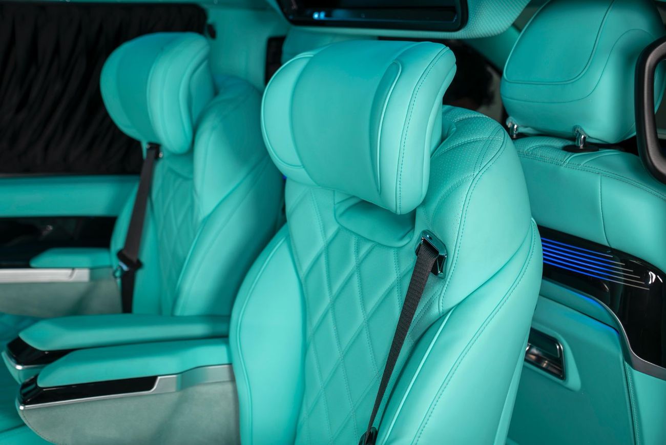 مرسيدس بنز فيتو Two-Tone Exterior | Turquoise Luxury Interior | Captain Seats | Starlight Roof | 360° Camera