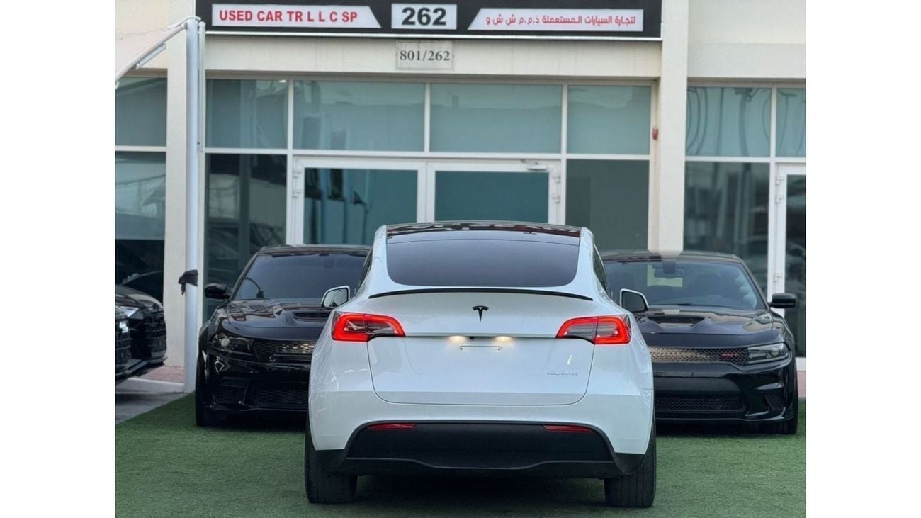 تسلا موديل Y تيسلا موديل Y لونج رينج اتو بايلت خليجي 2022  صبغ وكاله تشييكات وكاله داخل الضمان