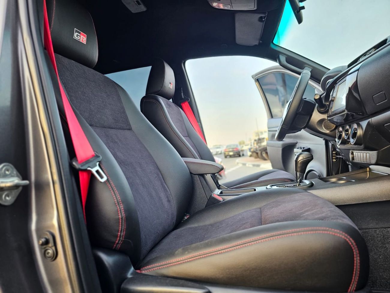 Toyota Hilux Toyota Hilux GR 2021Model 2.7 v4 Engine Fuel.Petrol LHD colour Black Transmission Automatic Interior