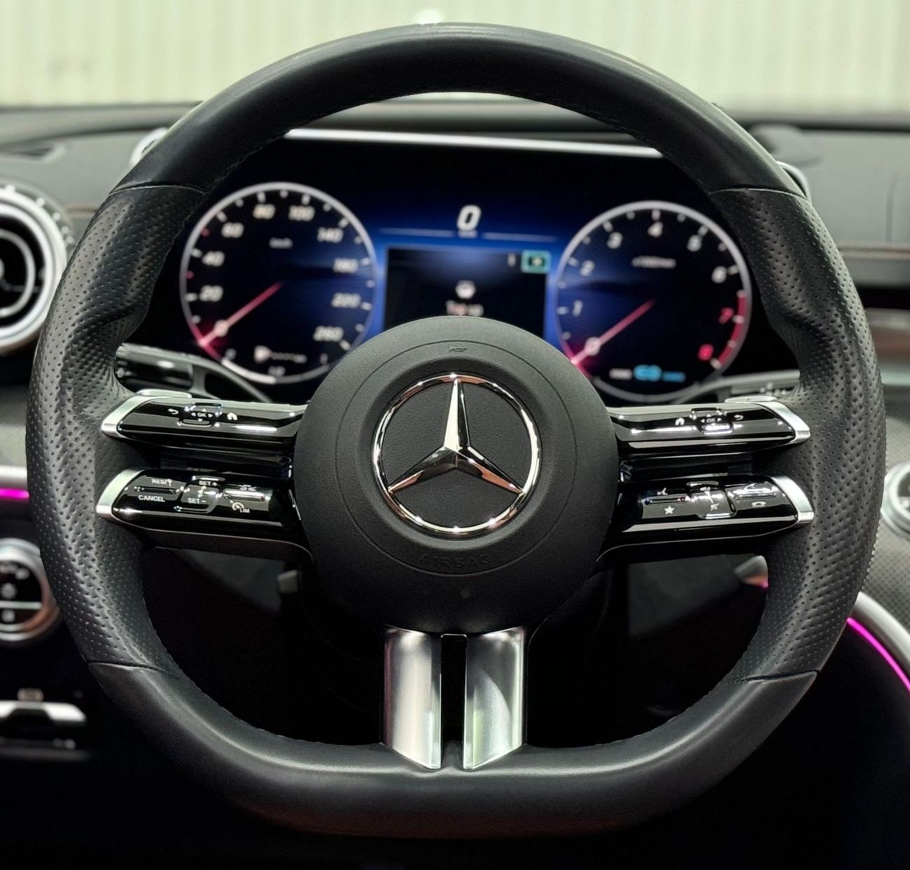 مرسيدس بنز C 200 بريميوم 2022 Mercedes Benz C200 AMG, July 2027 Mercedes Warranty + Service Pack, Full Options, Low K