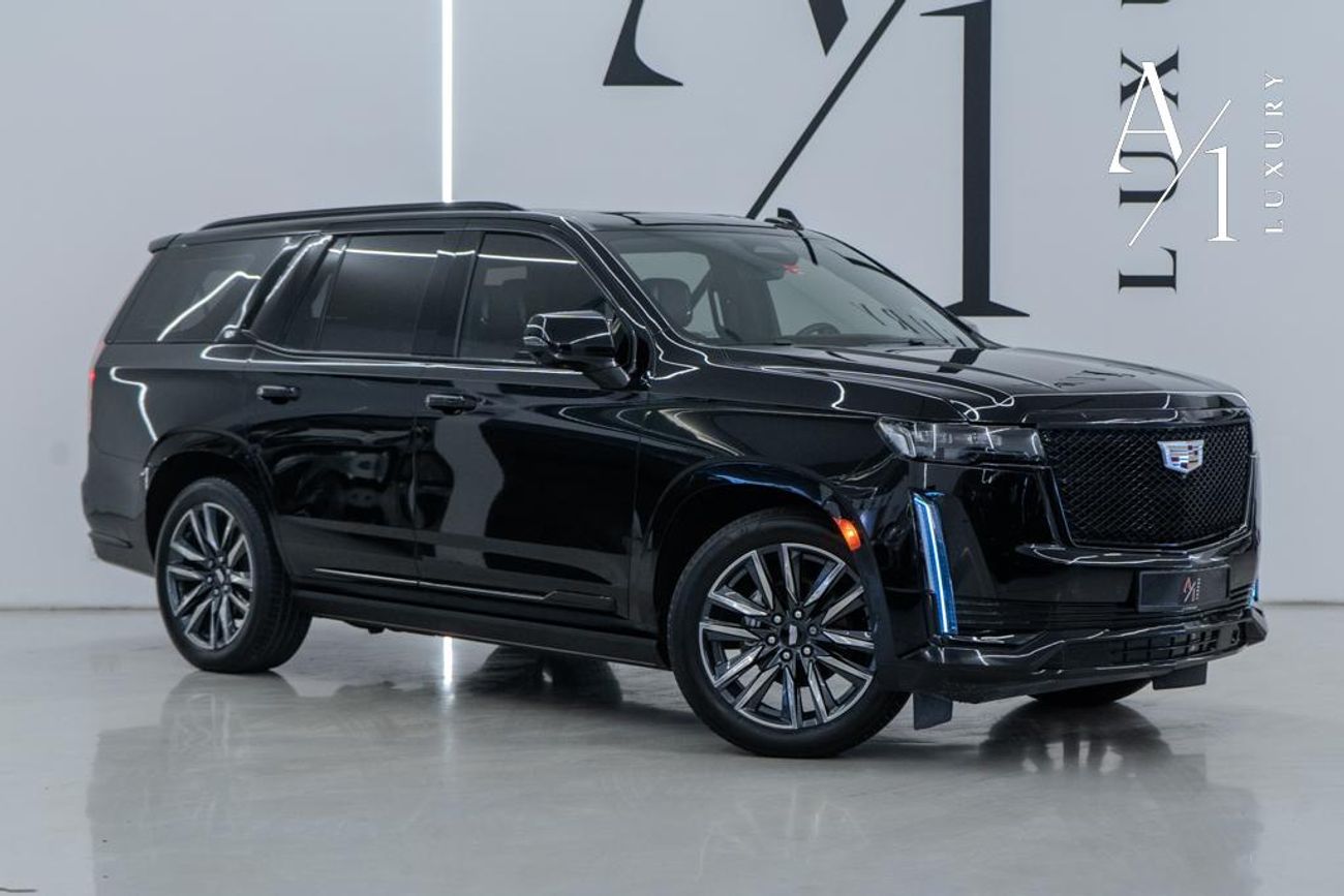 Cadillac Escalade Sport Platinum 6.2L AWD 2022 Cadillac Escalade 600 Sport Platinum, Cadillac Warranty + Service Pack,