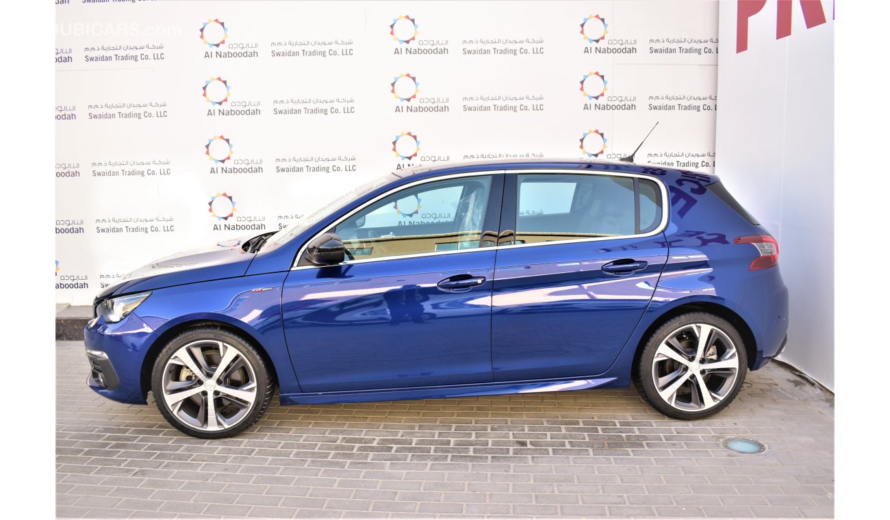 Peugeot 308 AED 1723 PM | 0% DP | 1.6L GT LINE 2020 GCC AGENCY WARRANTY