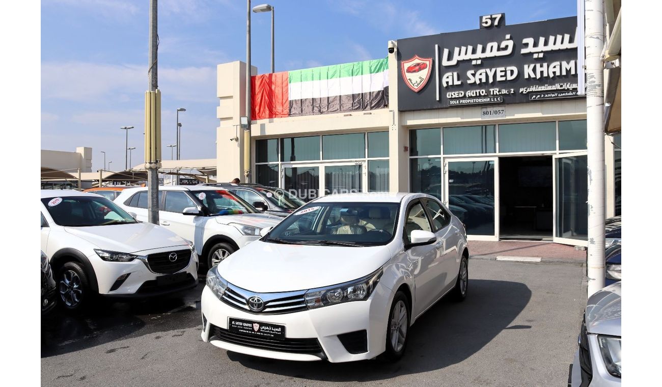 تويوتا كورولا SE خليجي - خالية من الحوادث - مكينة 1600 سي سي - الاحتفال ال 60 لتويوتا - بحالة ممتازة من الداخل وال