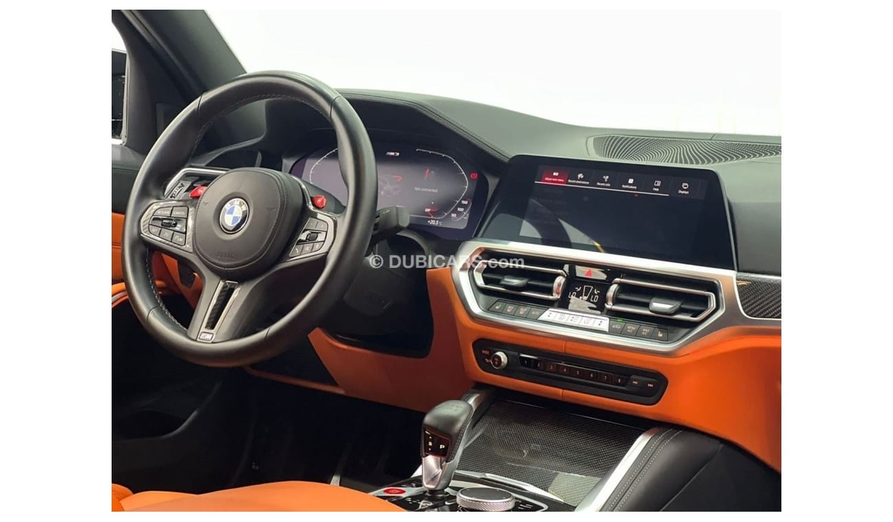 بي أم دبليو M3 2022 BMW M3 Competition, February 2027 BMW Warranty + Service Contract, Full Options, Low Kms, GCC