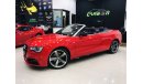 Audi A5 S-LINE CONVERTIBLE - 2016 - GCC - ONE YEAR WARRANTY D