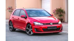 Volkswagen Golf GTI 2014 GCC under Warranty with Zero downpayment.