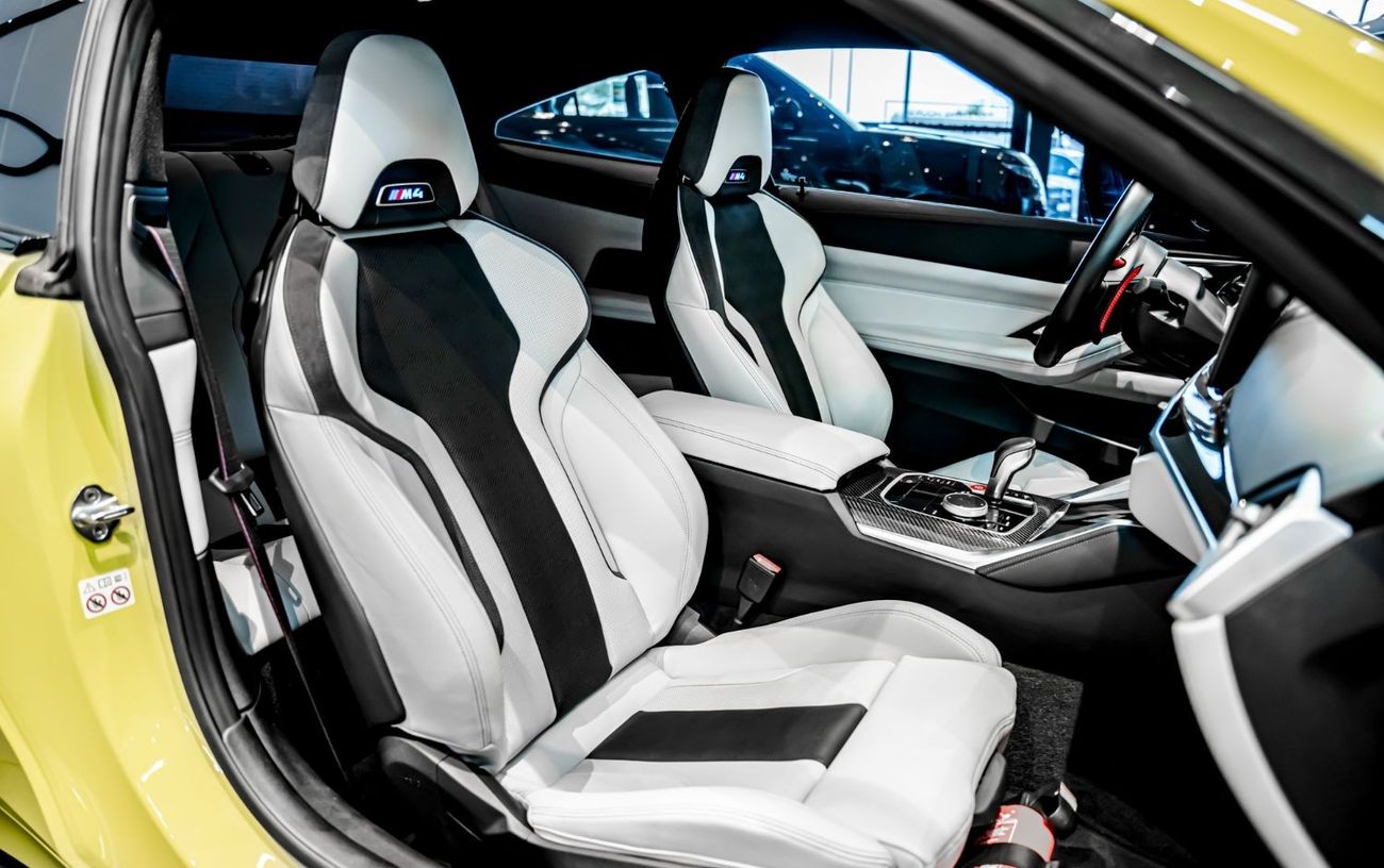 بي أم دبليو M4 2024 BMW M4 Competition, 2028 BMW Warranty + Service Contract, Akrapovic Exhaust, Low KMs, GCC