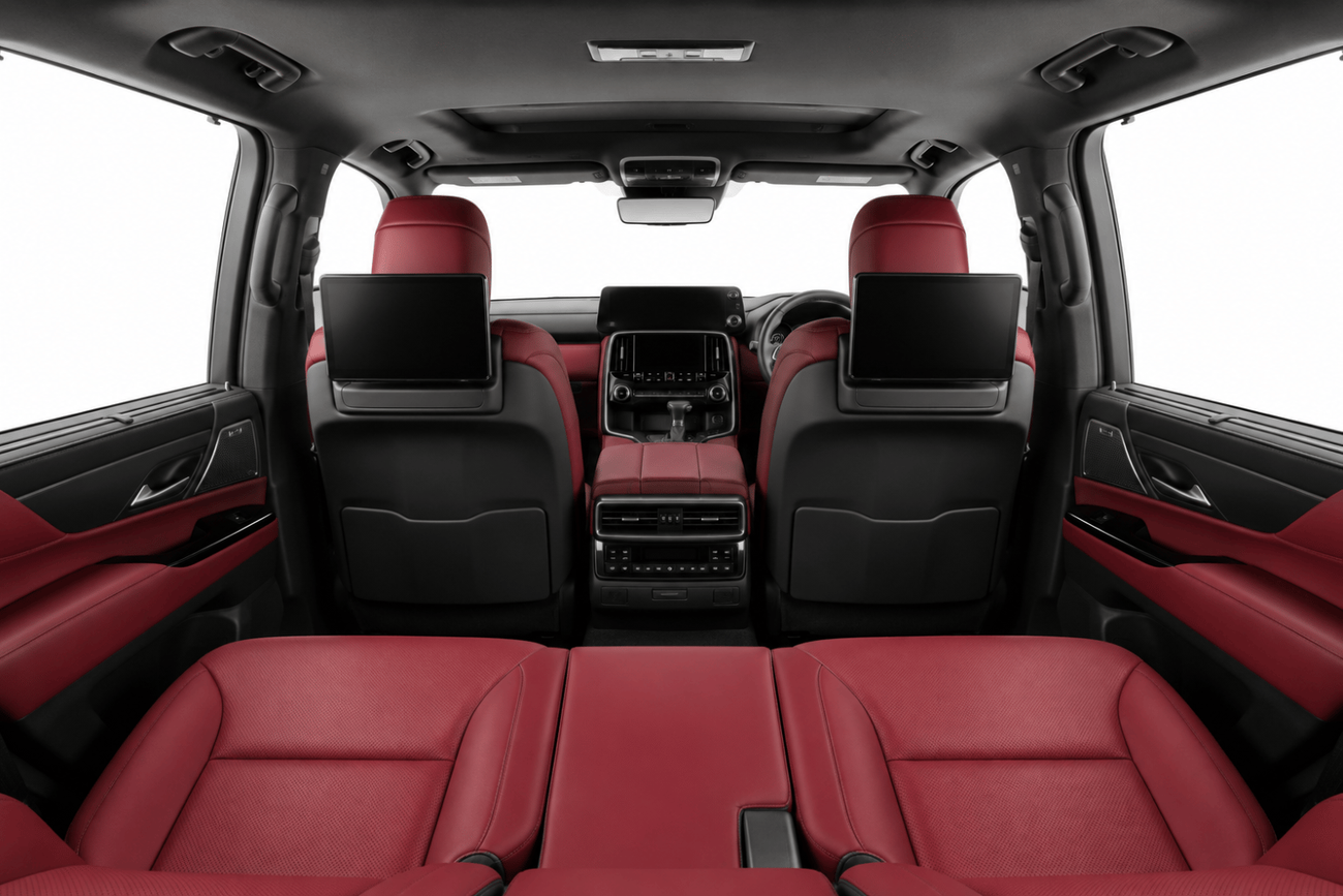 لكزس LX 500 ECTAI0018 - 2026 Lexus LX500d Urban - 3.3L Dsl At - 25 ML Spkrs - GR Black with Red Interior