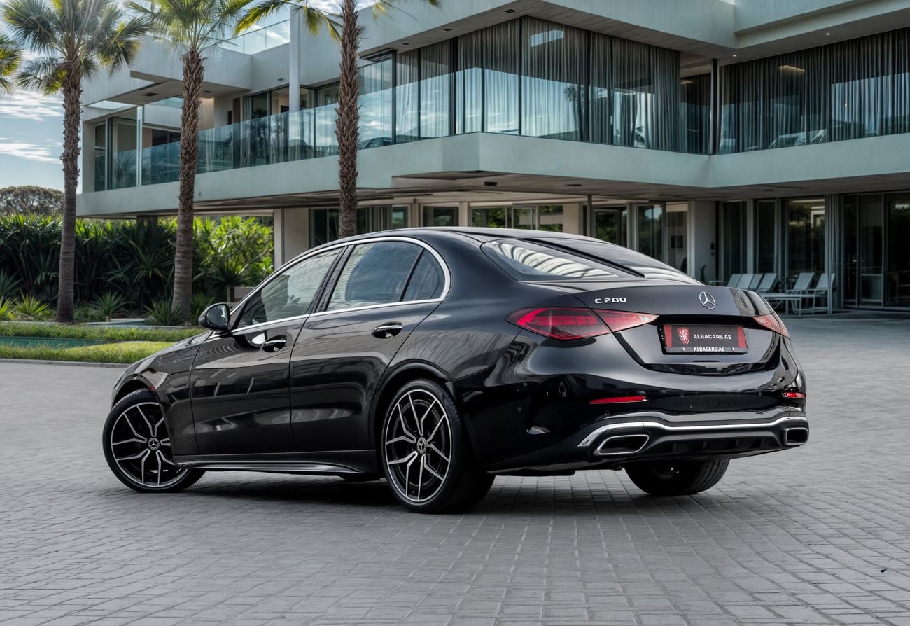 Mercedes Benz C200 C200 AMG | 3,134 P.M | 0% Downpayment | GARGASH WARRANTY & SERVICE!