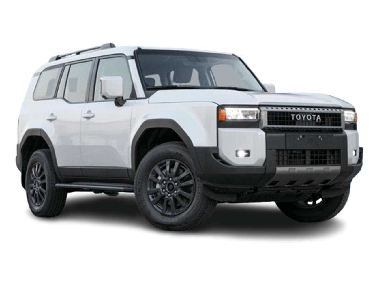 تويوتا برادو ECTP2M021 – 2024 Toyota Prado – 2.7L Petrol Auto – Mid – White with Black Beige Interior