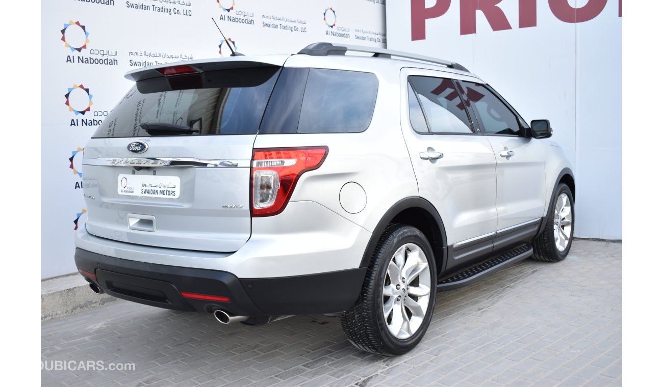 Ford Explorer LIMITED 3.5L V6 AWD 2015 GCC WITH SERVICE PLAN UP TO 2021 OR 100000 KM AND FREE INSURANCE