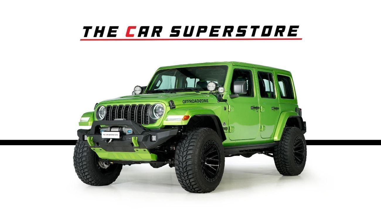 جيب رانجلر أنليميتد SPORT Full Option-Main Dealer Warranty and Service Contract-GCC Specification