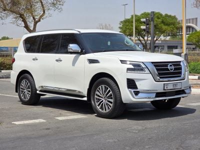 Nissan Patrol SE PLATINUM CITY GCC FULL AGENCY SERVICE NO REPAINT