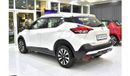 نيسان كيكس EXCELLENT DEAL for our Nissan Kicks ( 2020 Model ) in White Color GCC Specs
