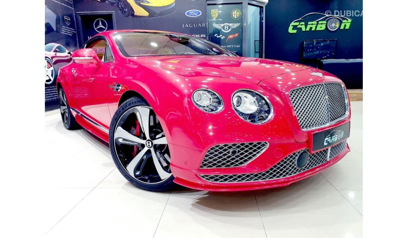 Bentley Continental GT Speed W12 - 2016 -4000 KMS ONLY- GCC - UNDER WARRANTY ( 6,700 AED PER MONTH )