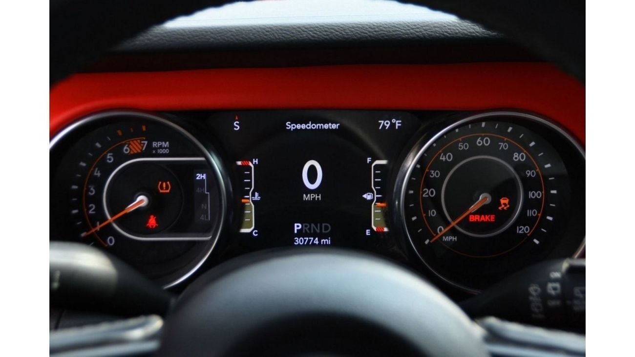 Jeep Wrangler Unlimited Sport JEEP WRONGLER 2021 RED INTERIOR