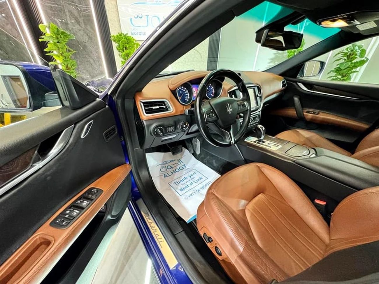 Maserati Ghibli S 3.0L AMAZING BLUE COLOR SQ4 V6 || GCC || FREE ACCIDENT || HIGHEST CATEGORY || LOW MILEAGE