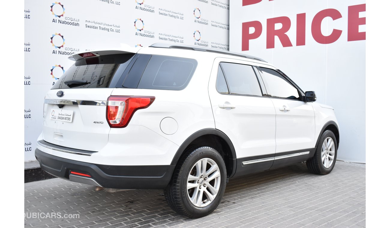 فورد إكسبلورر XLT 3.5 AWD GCC 2018 DEALER WARRANTY