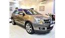 كاديلاك SRX ONLY 89000 KM!! Cadillac SRX 4 2012 Model!! in Brown Color! GCC Specs