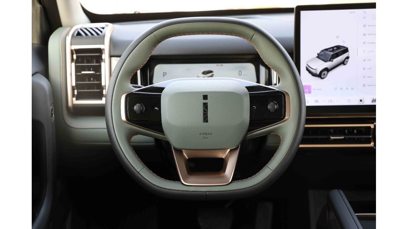 شيري iCar 03 2024 ICAR EQ3 V2 طويلة المدى - أخضر داخل أخضر | تصدير فقط