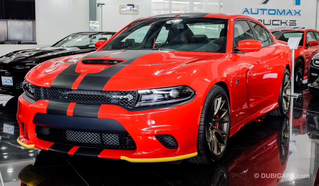 Dodge Charger 2018 Hellcat, 6.2 V8 Supercharged HEMI, GCC, 0km with 3 Years or 100,000km Warranty