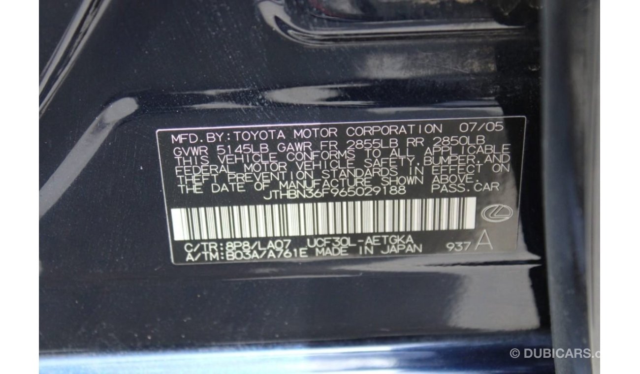 Lexus LS 430 2006 American Specs Clean Title 1/2 Ultra Ref#466