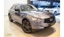 إنفينيتي QX70 2018 Infiniti QX70 Limited, Infiniti Warranty, Full Service History, GCC, Low Kms