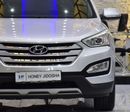 Hyundai Santa Fe EXCELLENT DEAL for our Hyundai SantaFe 4WD V6 ( 2016 Model ) in Silver Color GCC Specs