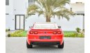 Chevrolet Camaro SS 6.2L V8 - GCC - AED 1,351 Per Month - 0% DP