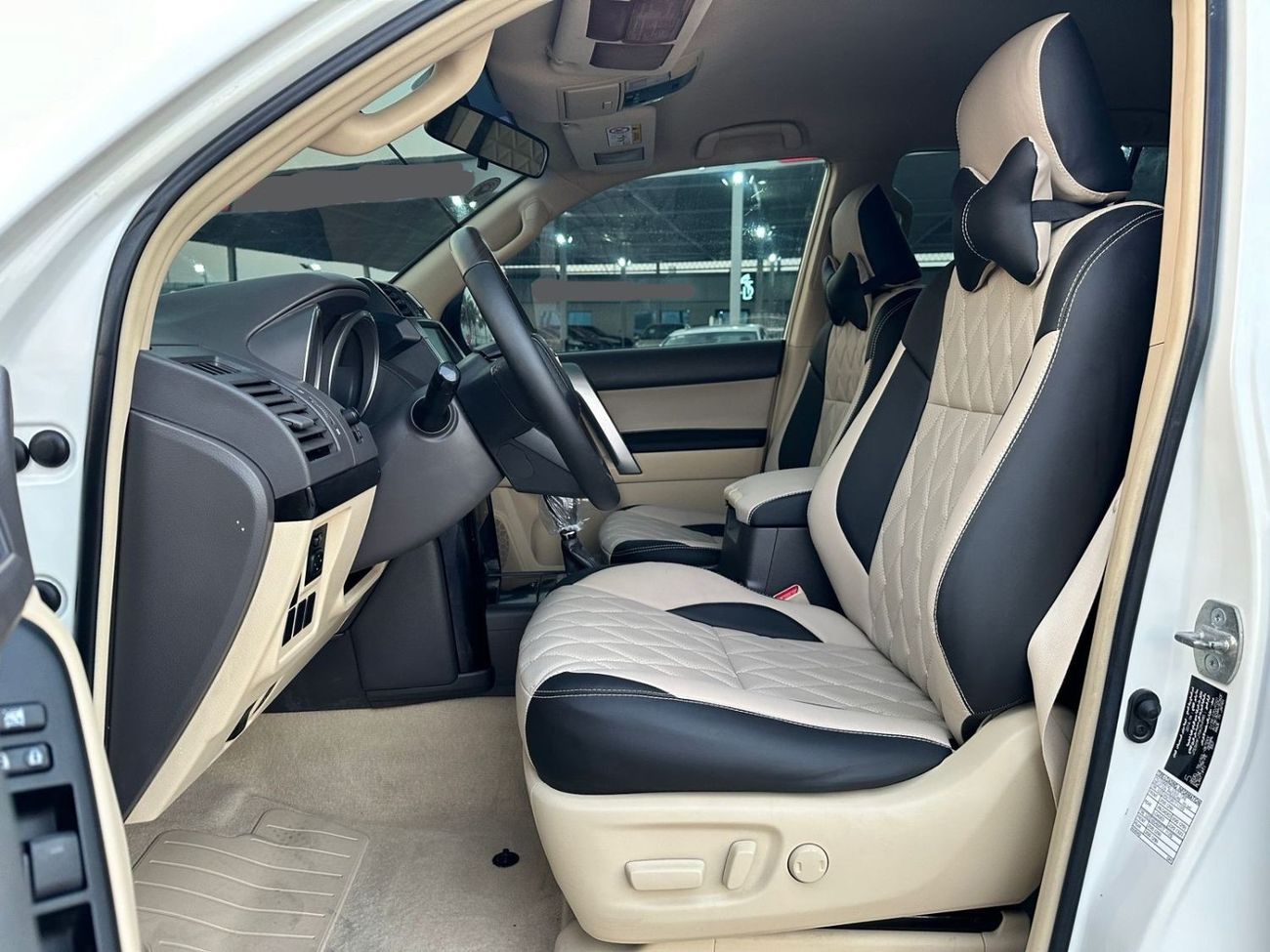 Toyota Prado MODIFIED TO PRADO 2023 | TEXTURED LEATHER SEATS | 2.7L PETROL | 2017 | TESLA SCREEN | LHD | REAR VIE