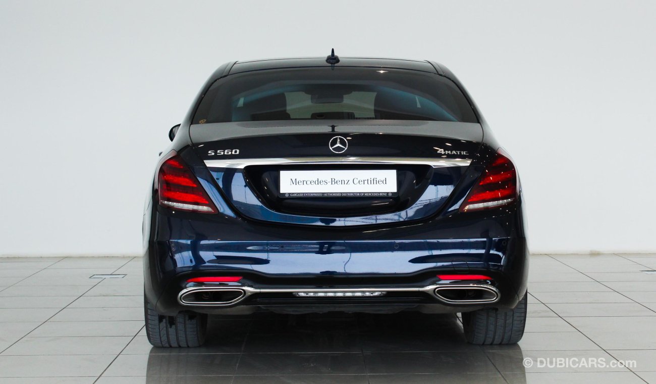 Mercedes-Benz S 560 4M LWB SALOON / Reference: VSB 31209 Certified Pre-Owned