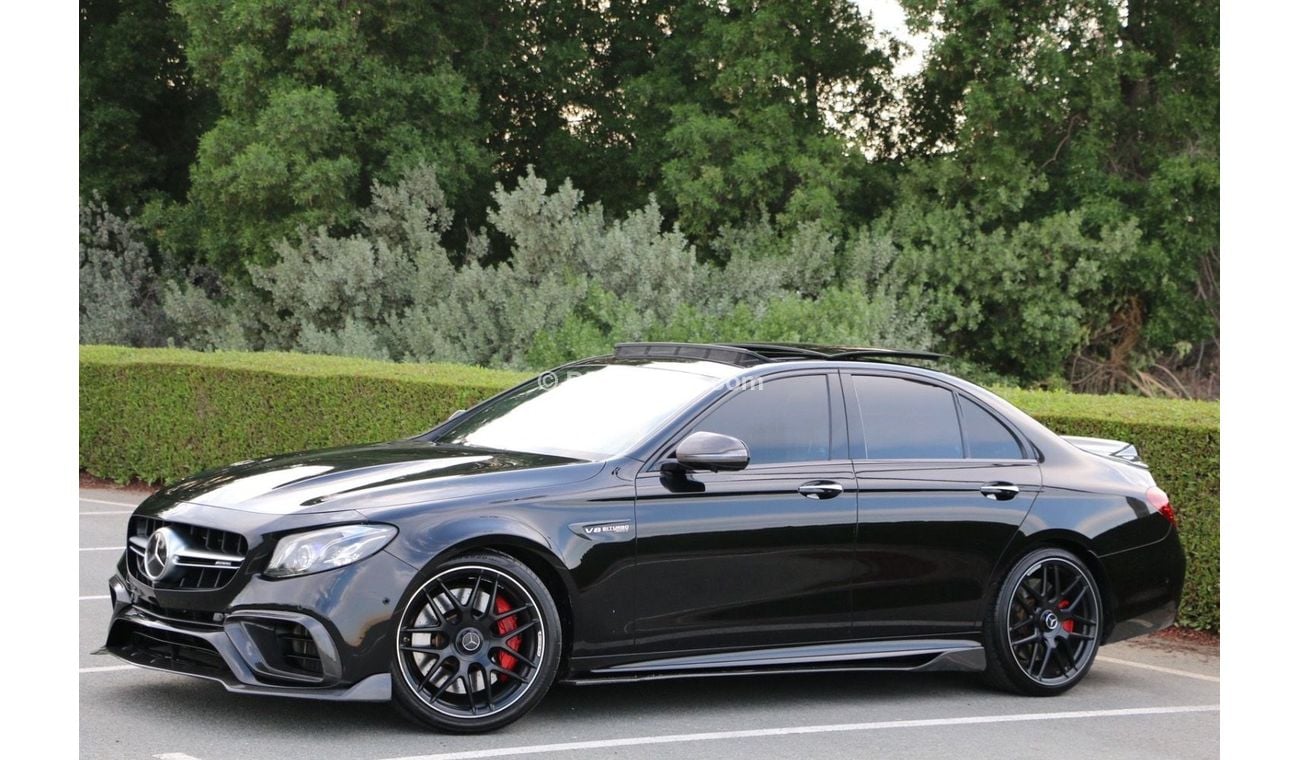 مرسيدس بنز E 63 AMG مرسيدس بنز E63s AMG خليجي 2017 بحالة الوكاله