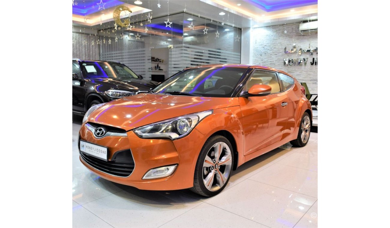 هيونداي فيلوستر ORIGINAL PAINT ( صبغ وكاله ) Hyundai Veloster 2013 Model!! in Orange Color! GCC Specs