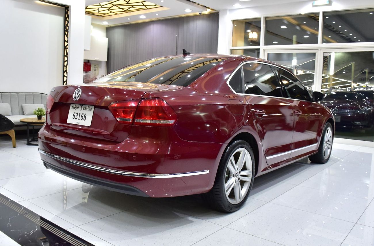 Volkswagen Passat SEL EXCELLENT DEAL for our Volkswagen Passat ( 2016 Model ) in Red Color GCC Specs