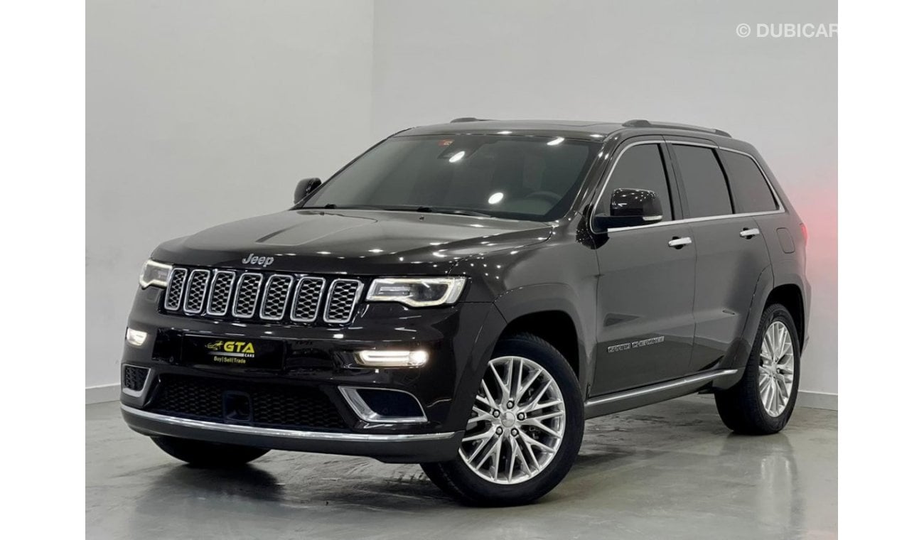 جيب جراند شيروكي 2017 Jeep Grand Cherokee Summit, Full Service History, Warranty, GCC