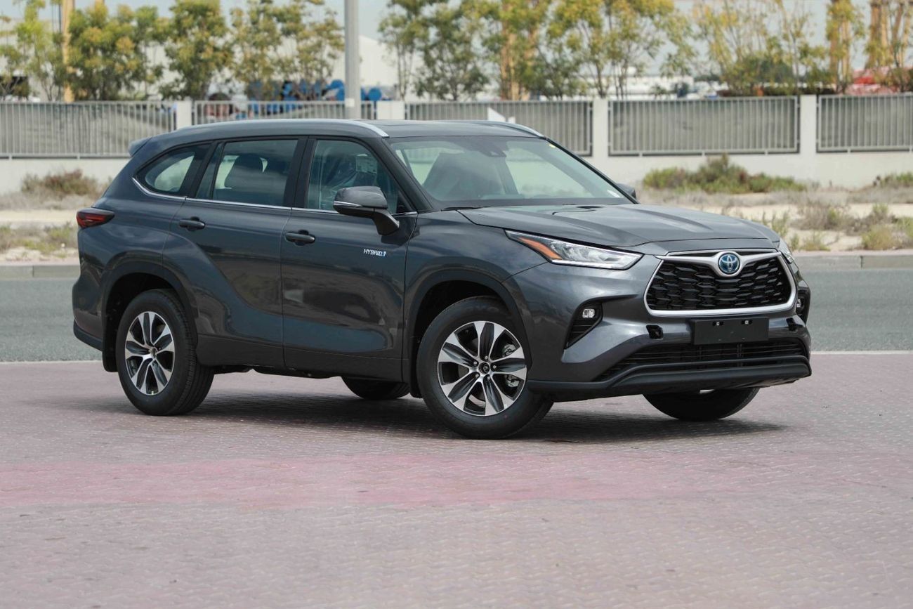 Toyota Highlander 2024 TOYOTA HIGHLANDER XLE 2.5 - Hybrid - GREY METTALIC inside GREY | Export Only