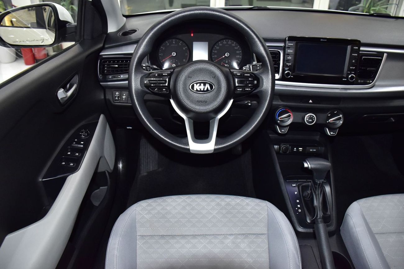 Kia Rio EXCELLENT DEAL for our KIA Rio ( 2021 Model ) in White Color GCC Specs