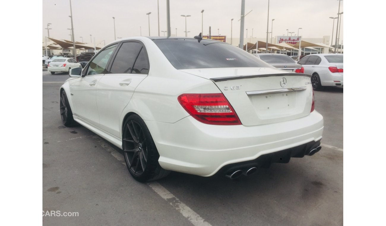 Mercedes-Benz C 63 AMG Mercedes benz C63AMG model 2012 car prefect condition full service full option original paint  low m