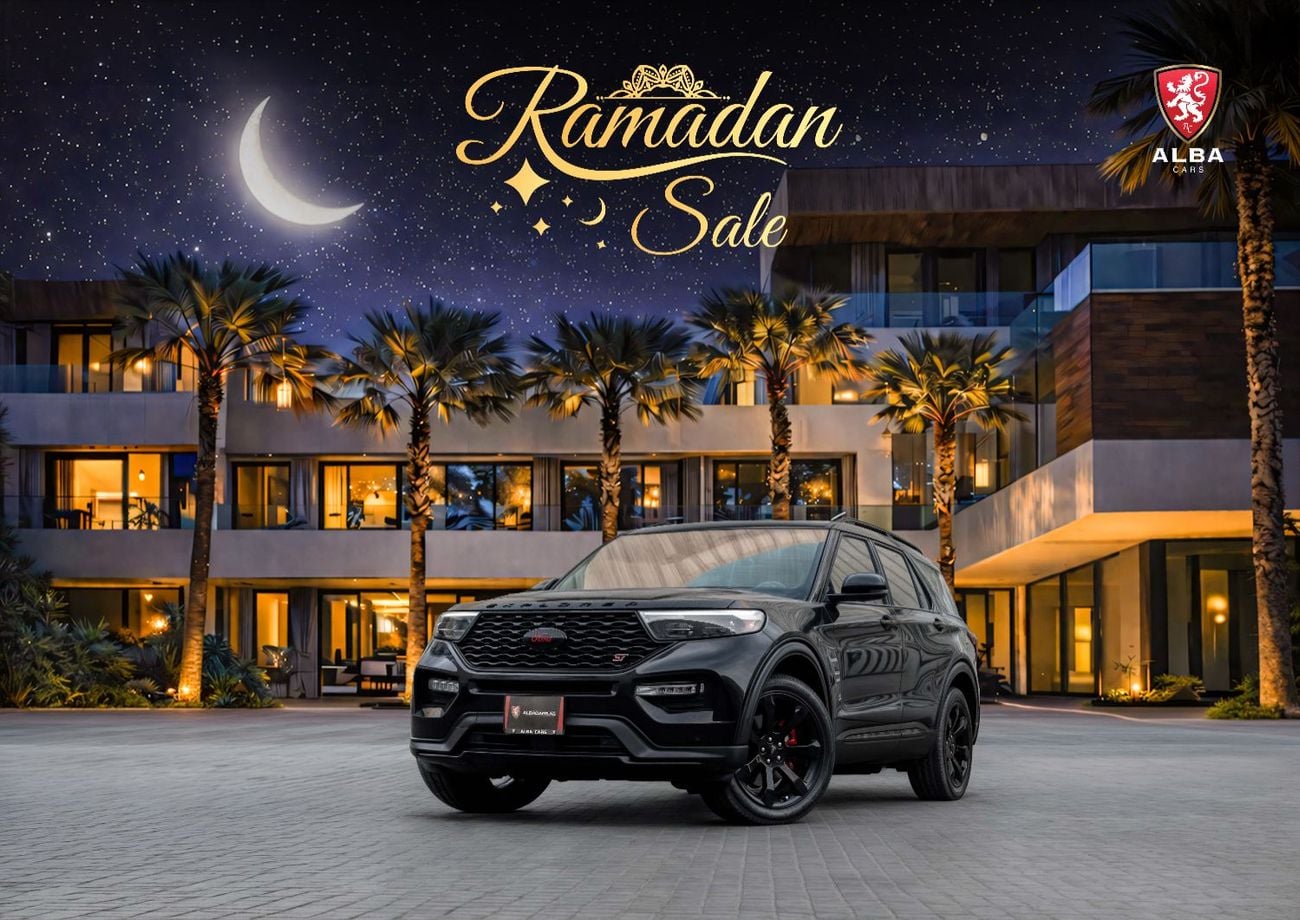 Ford Explorer Explorer ST | 2,801 P.M | 0% Downpayment | FORD WARRANTY | LOW MILEAGE!