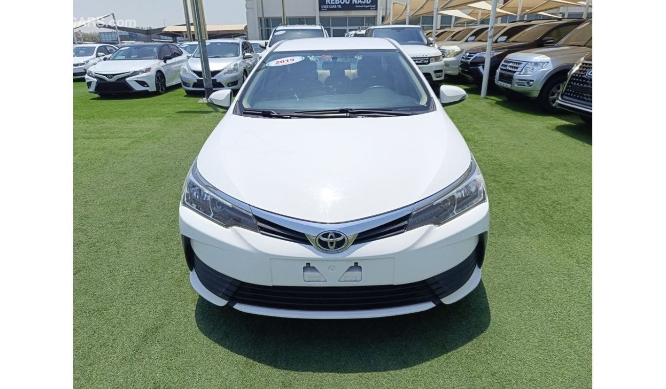 Toyota Corolla GLI Pre-owned Toyota Corolla for sale in Sharjah. White 2019 model, available at Rebou Najd Used Car