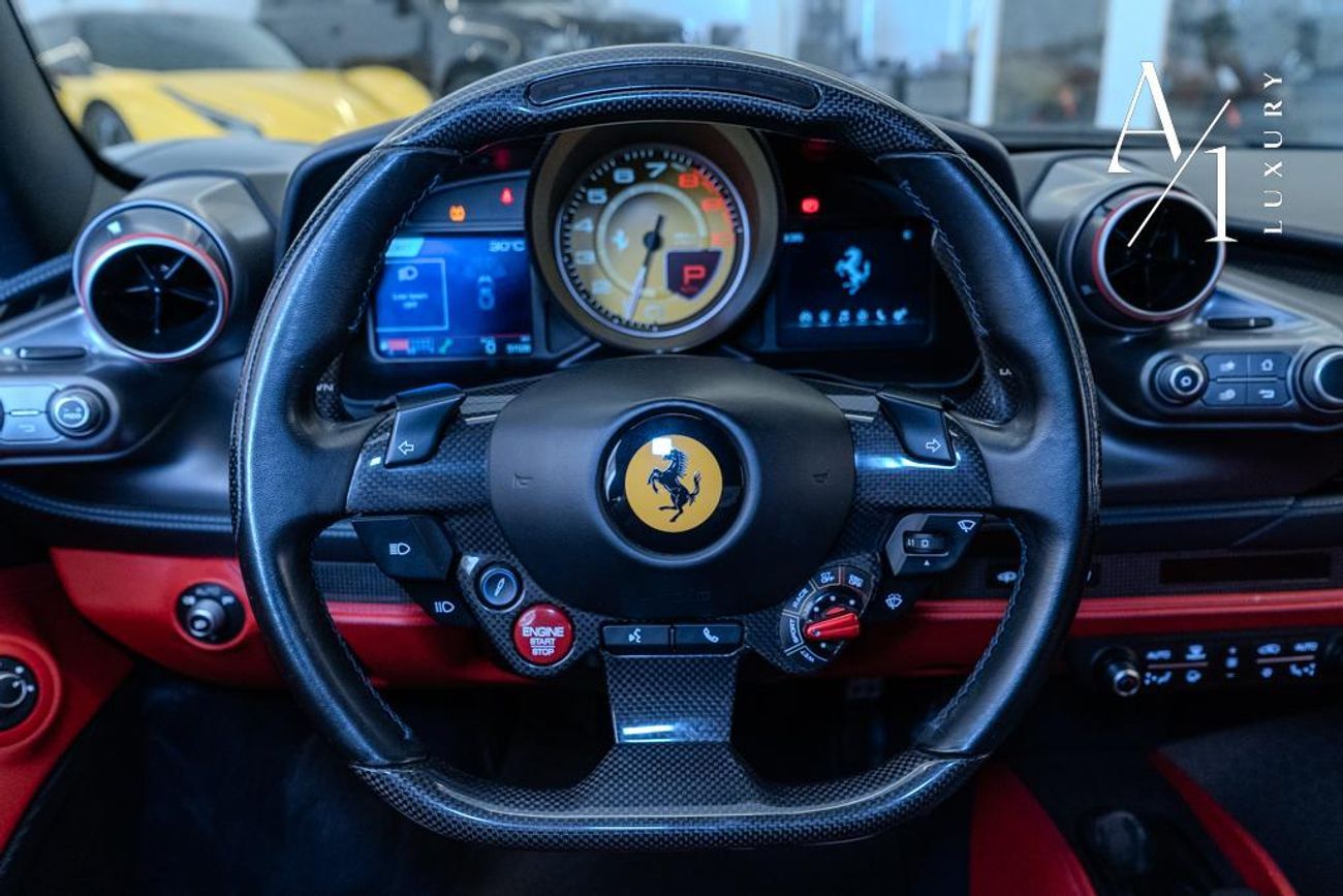 فيراري F8 تريبوتو 3.9T V8 2022 Ferrari F8 Tributo, Ferrari Warranty + Service Pack, Low Kms, 710HP, Carbon Fiber Packa