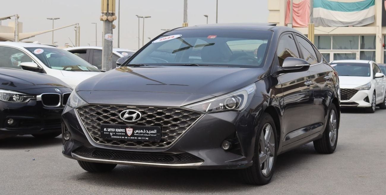 Hyundai Accent GLS 1.6L (138 HP) Sedan Hyundai Accent GCC 2022- in excellent condition with a1.6L engine, mileage 8