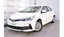 Toyota Corolla AED 1270 PM | 0% DP | 2.0L SE GCC WARRANTY