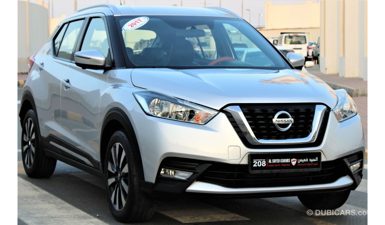 Nissan Kicks Nissan Kicks 2017 GCC No. 1, full option, in excellent condition, without accidents, very clean from