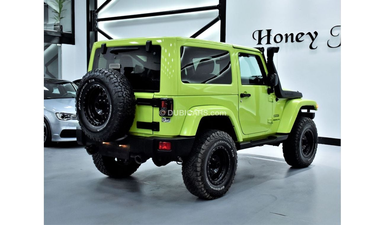 Jeep Wrangler EXCELLENT DEAL for our Jeep Wrangler SPORT ( 2017 Model ) in Green Color GCC Specs