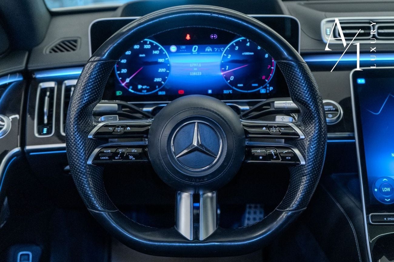 Mercedes Benz S500 4MATIC 3.0L 2021 Mercedes S500, Full Option, Diamond Seats, Excellent Condition, European Specs