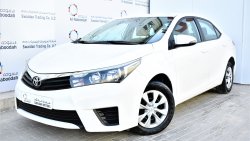 Toyota Corolla 1.6L SE 2015 GCC DEALER WARRANTY WITH 1 YEAR OR 20K SERVICE CONTRACT